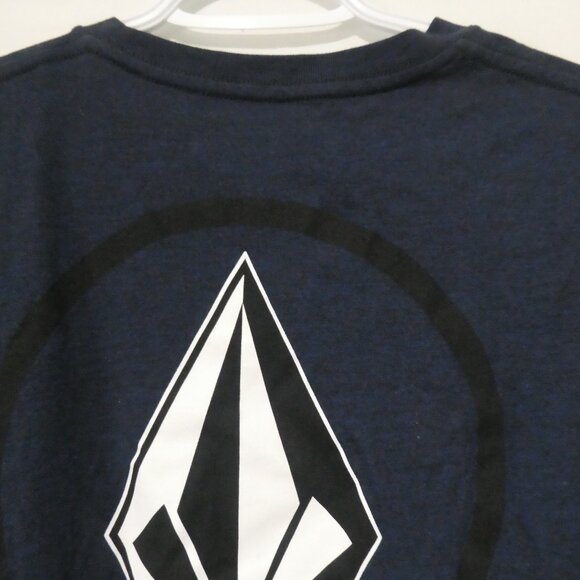 VOLCOM | medium | Navy Short Sleeve Tee | Logo On Front and Back - Picture 10 of 14